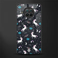 spatial unicorn galaxy glass case for mi 10i image