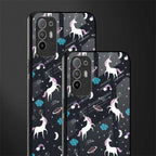 spatial unicorn galaxy glass case for oppo f19 pro plus image-2