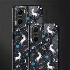 spatial unicorn galaxy glass case for mi 11x 5g image-2