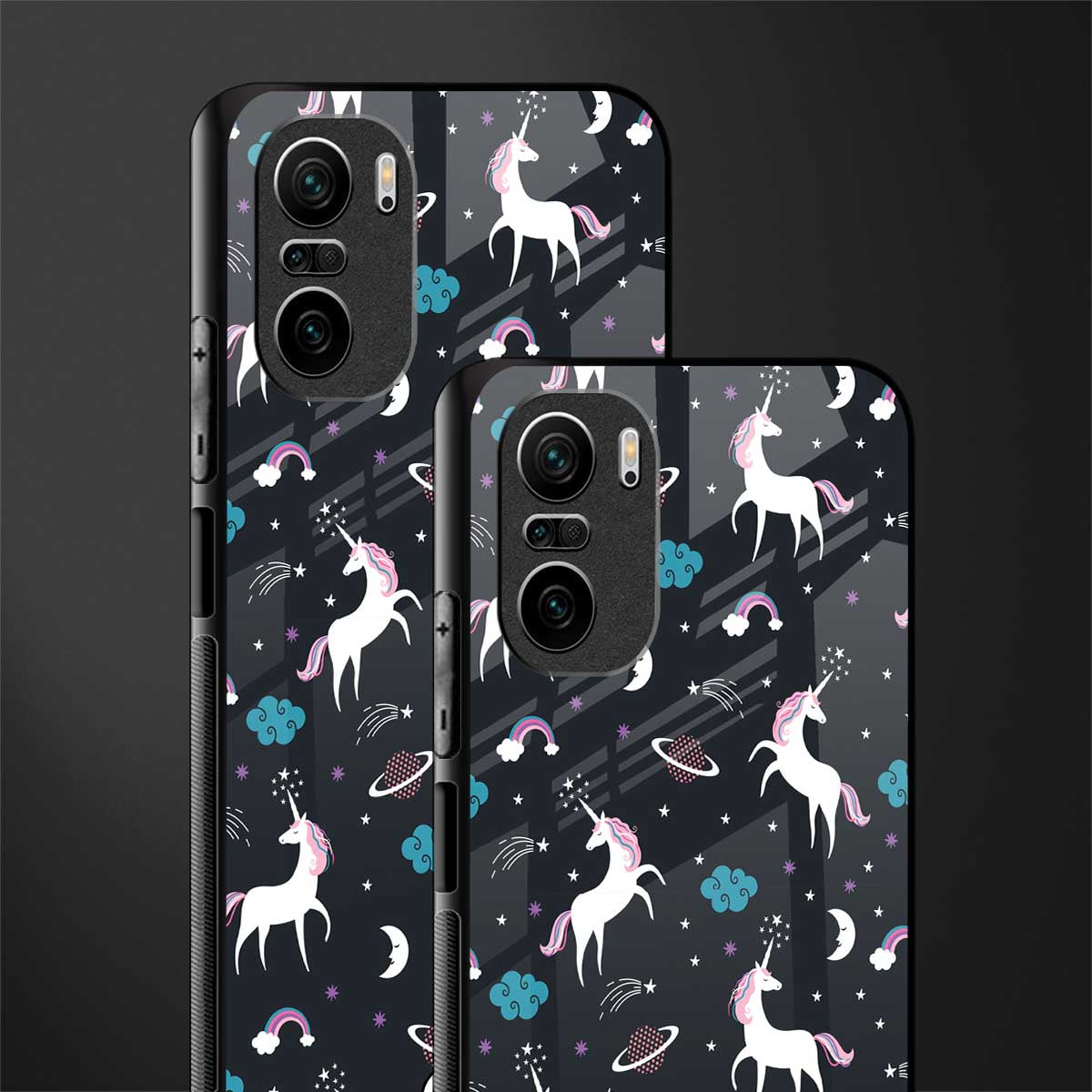 spatial unicorn galaxy glass case for mi 11x 5g image-2