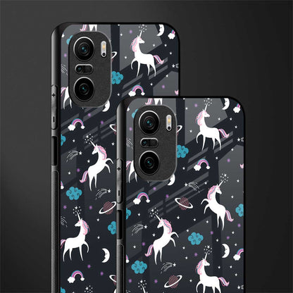 spatial unicorn galaxy glass case for mi 11x 5g image-2