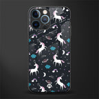 spatial unicorn galaxy glass case for iphone 12 pro image