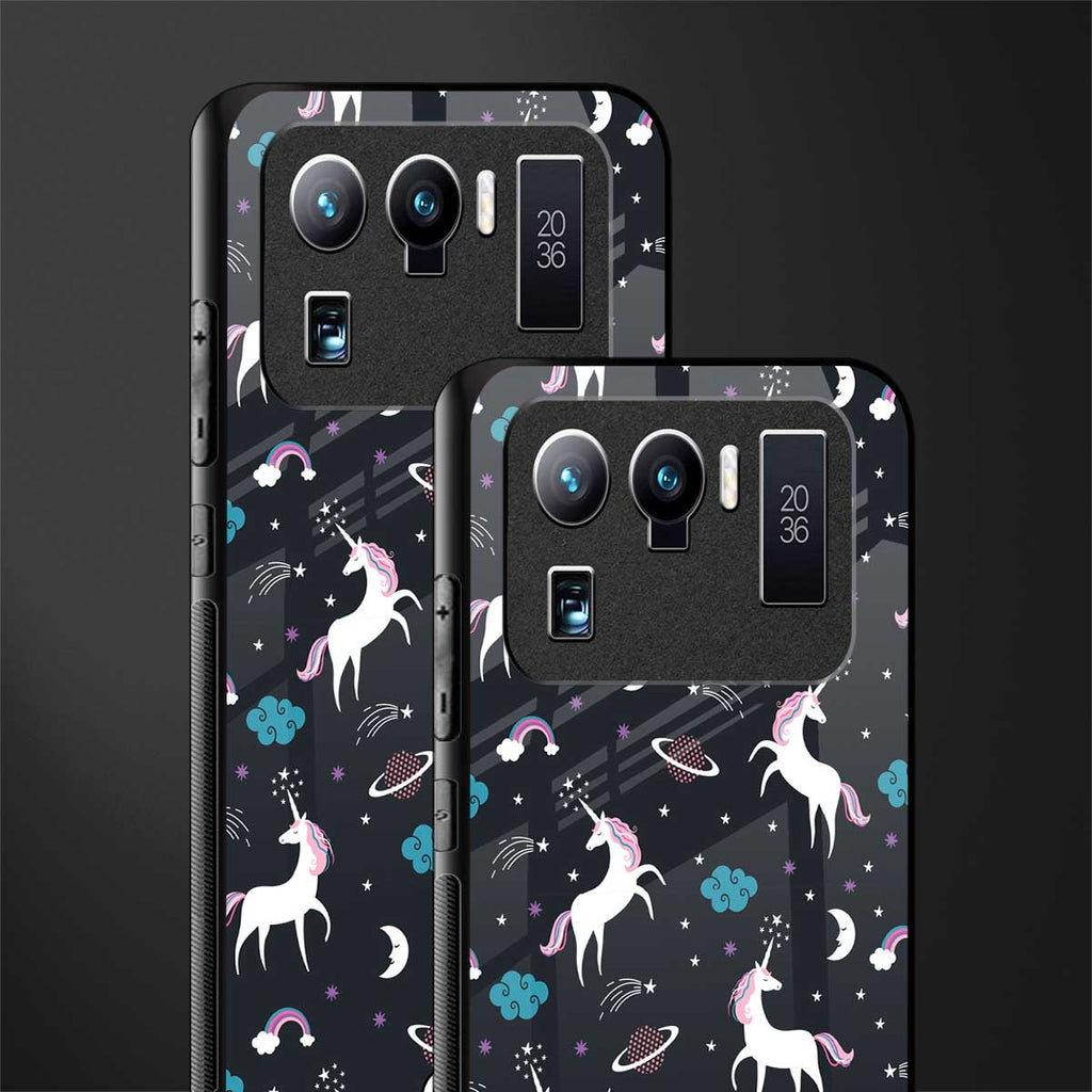 spatial unicorn galaxy glass case for mi 11 ultra 5g image-2