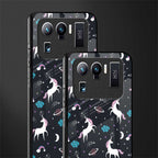 spatial unicorn galaxy glass case for mi 11 ultra 5g image-2