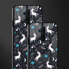 spatial unicorn galaxy glass case for oneplus 7t pro image-2