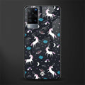 spatial unicorn galaxy glass case for vivo x60 image