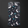 spatial unicorn galaxy glass case for iphone 6s image