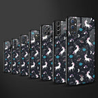 spatial unicorn galaxy glass case for samsung galaxy a70s image-3
