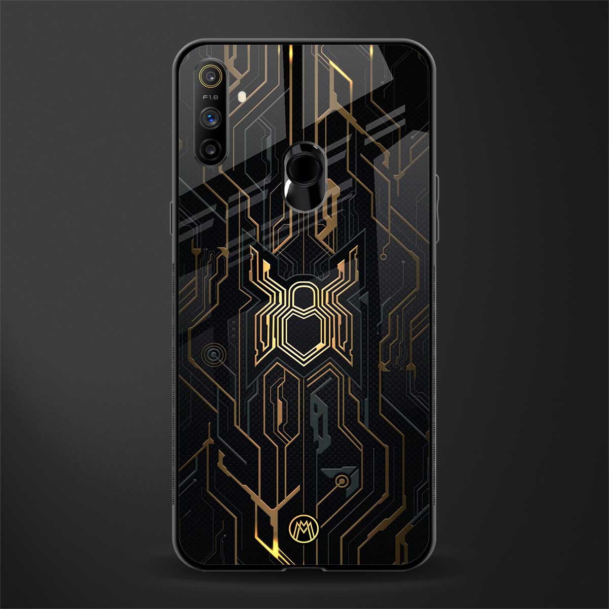 spider verse glass case for realme narzo 10a image