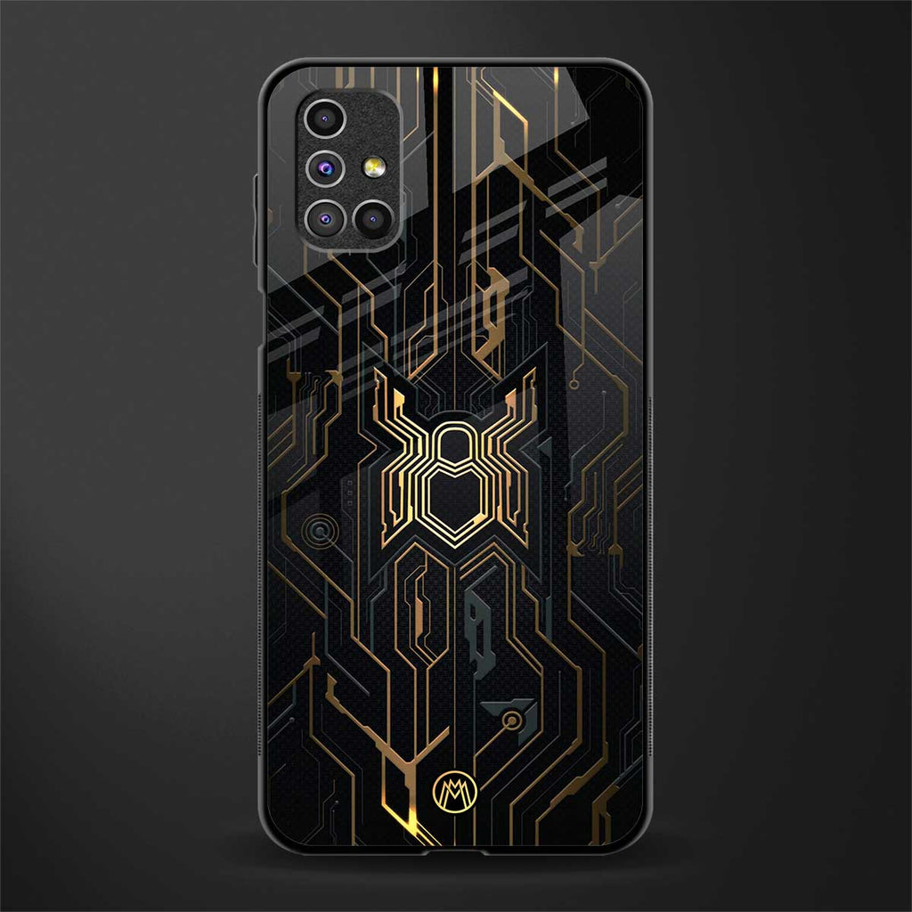 spider verse glass case for samsung galaxy m51 image