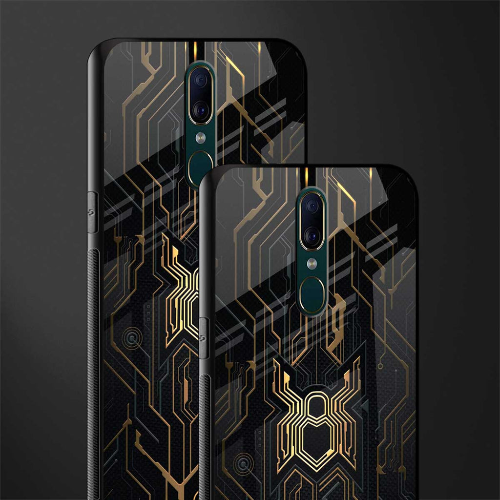 spider verse glass case for oppo a9 image-2