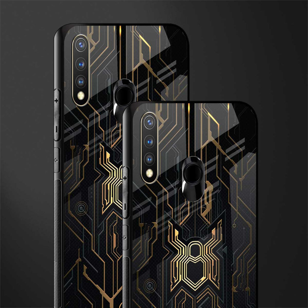 spider verse glass case for vivo y19 image-2