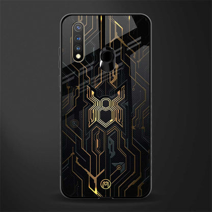 spider verse glass case for vivo y19 image