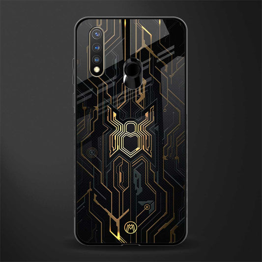 spider verse glass case for vivo y19 image