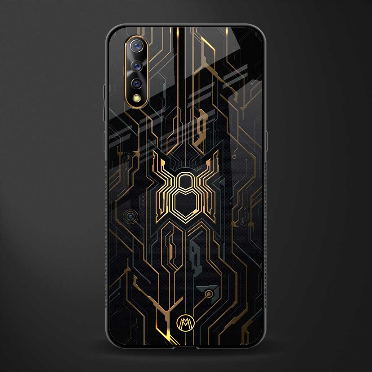 spider verse glass case for vivo s1 image