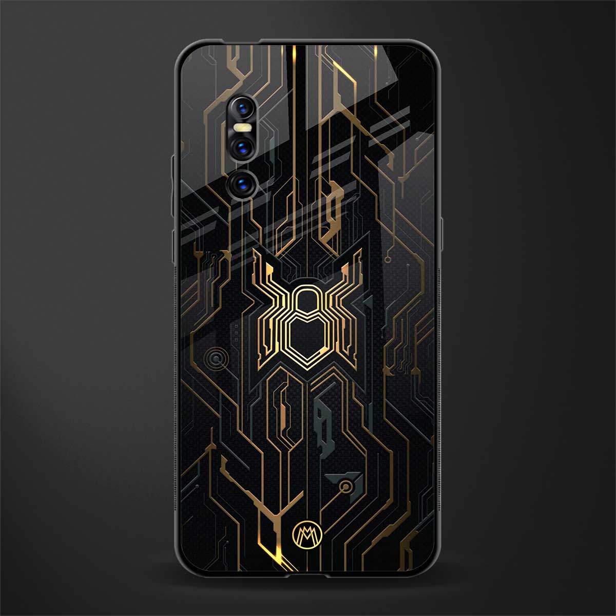 spider verse glass case for vivo v15 pro image
