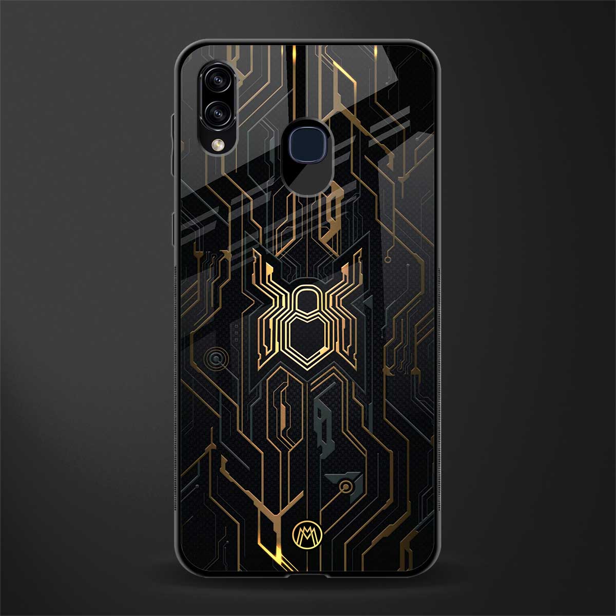 spider verse glass case for samsung galaxy m10s image