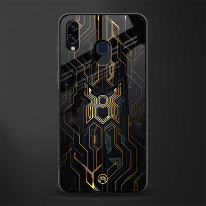 spider verse glass case for samsung galaxy a30 image