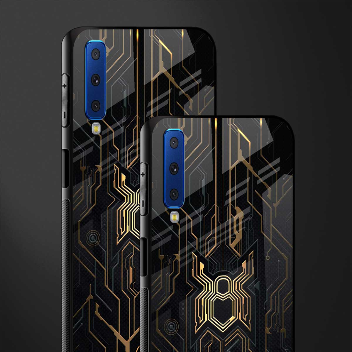 spider verse glass case for samsung galaxy a7 2018 image-2