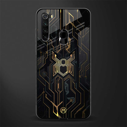 spider verse glass case for redmi note 8 image