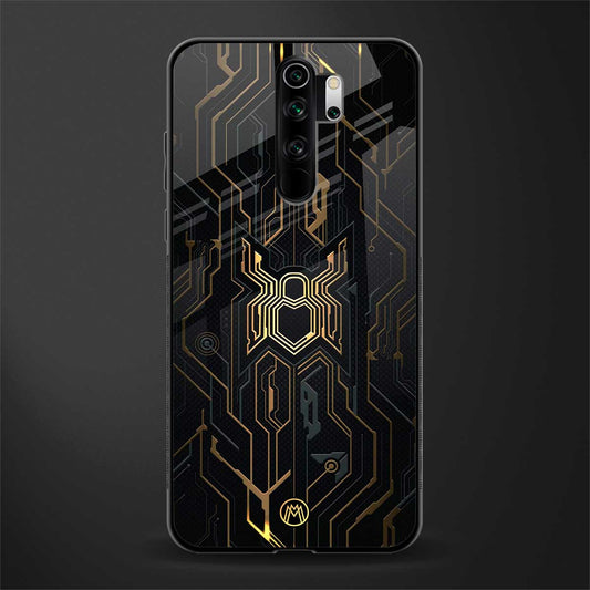 spider verse glass case for redmi note 8 pro image