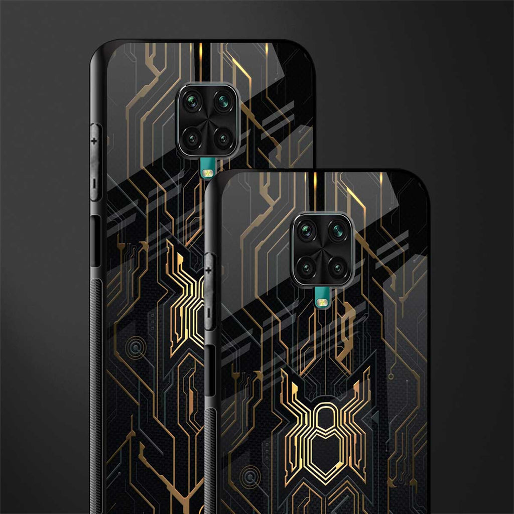 spider verse glass case for poco m2 pro image-2