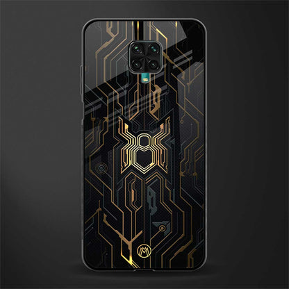 spider verse glass case for redmi note 9 pro image