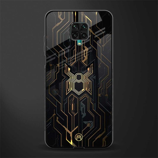 spider verse glass case for redmi note 9 pro image