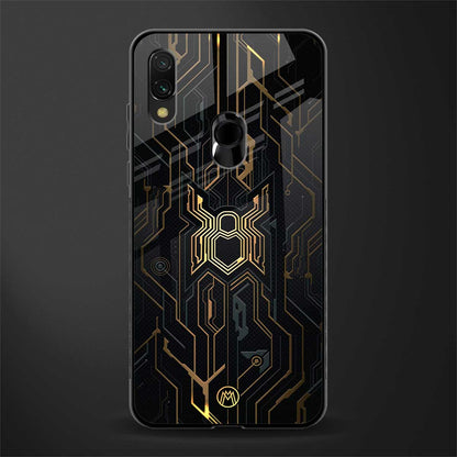 spider verse glass case for redmi 7redmi y3 image