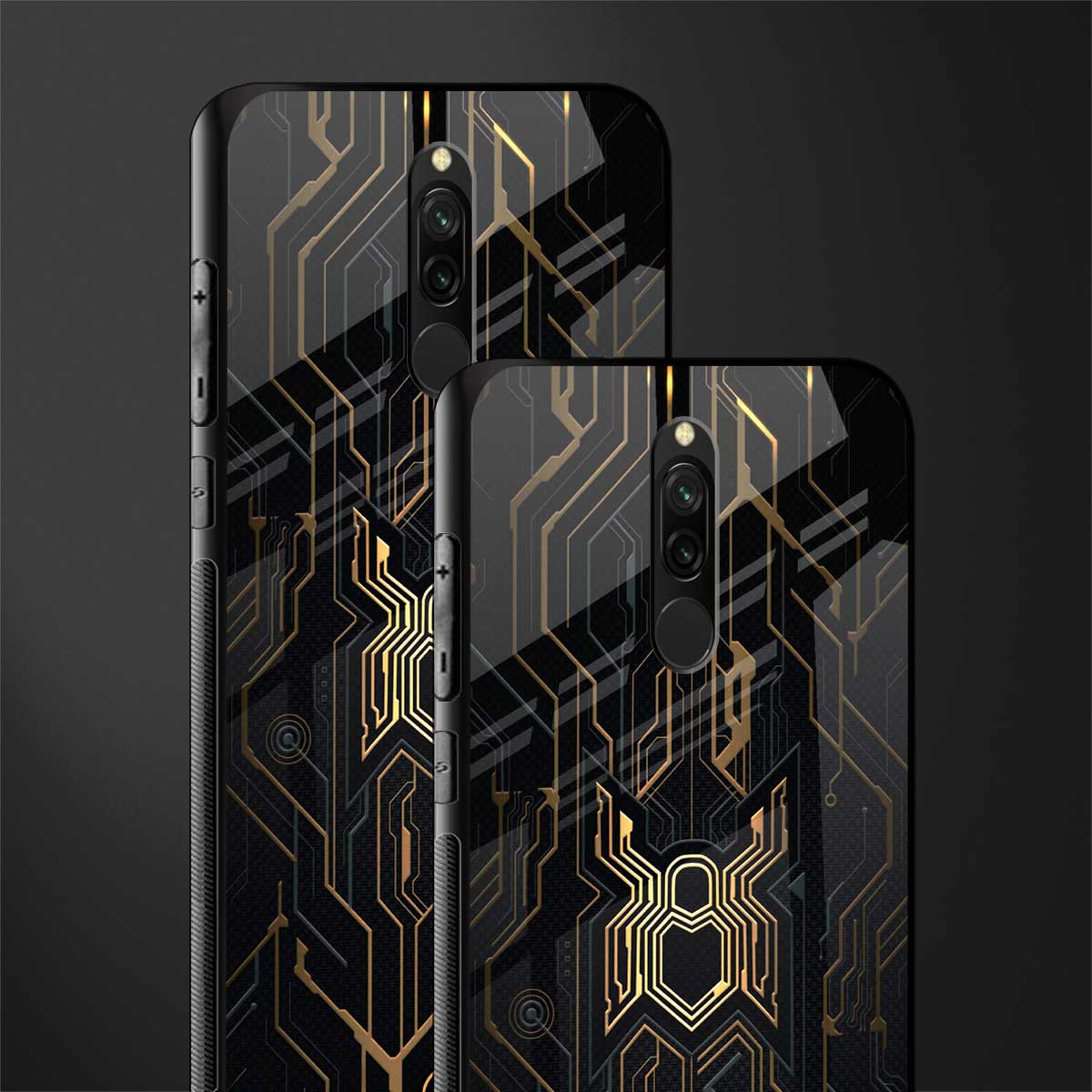 spider verse glass case for redmi 8 image-2