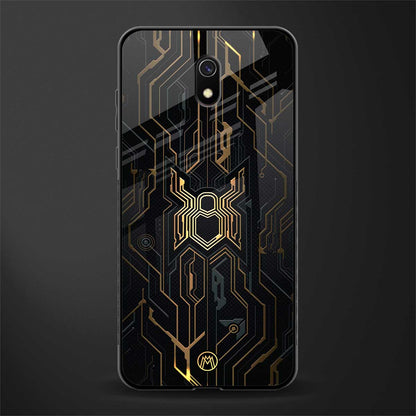 spider verse glass case for redmi 8a image