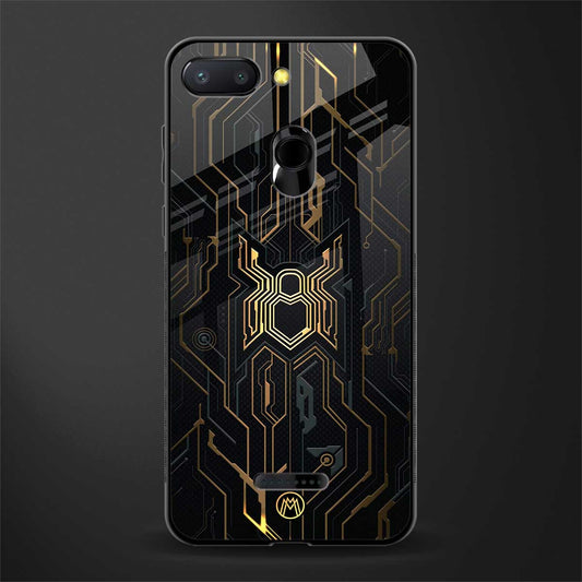 spider verse glass case for redmi 6 image