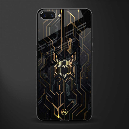 spider verse glass case for oppo a3s image