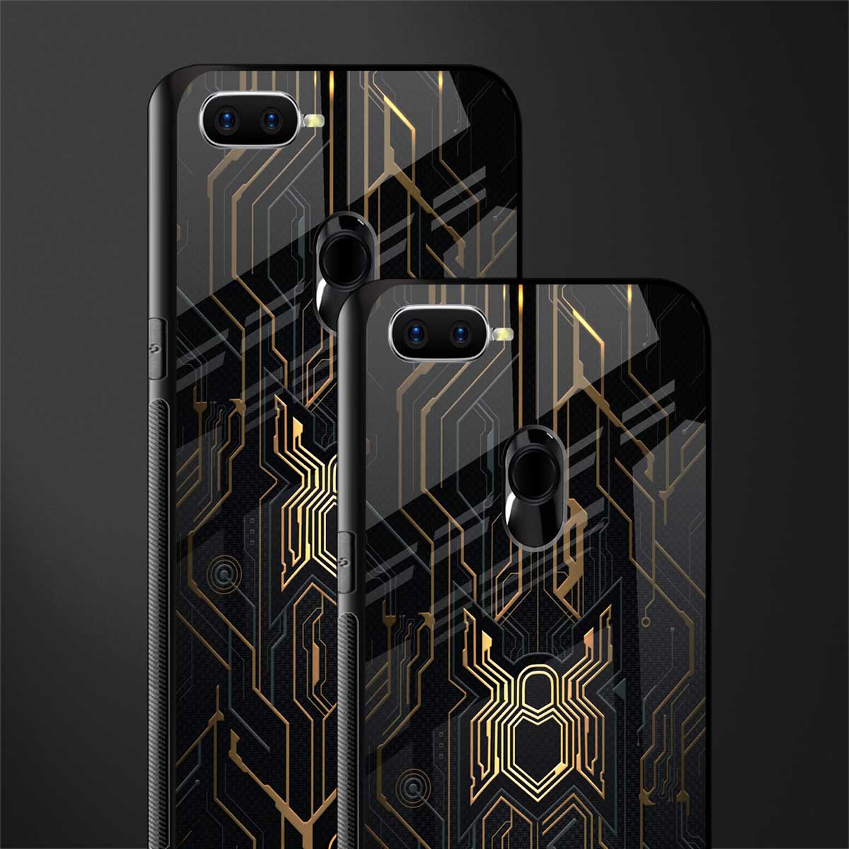 spider verse glass case for oppo a7 image-2