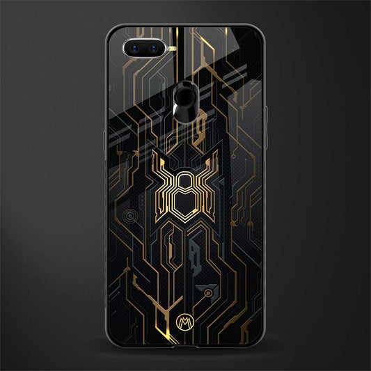 spider verse glass case for oppo a7 image