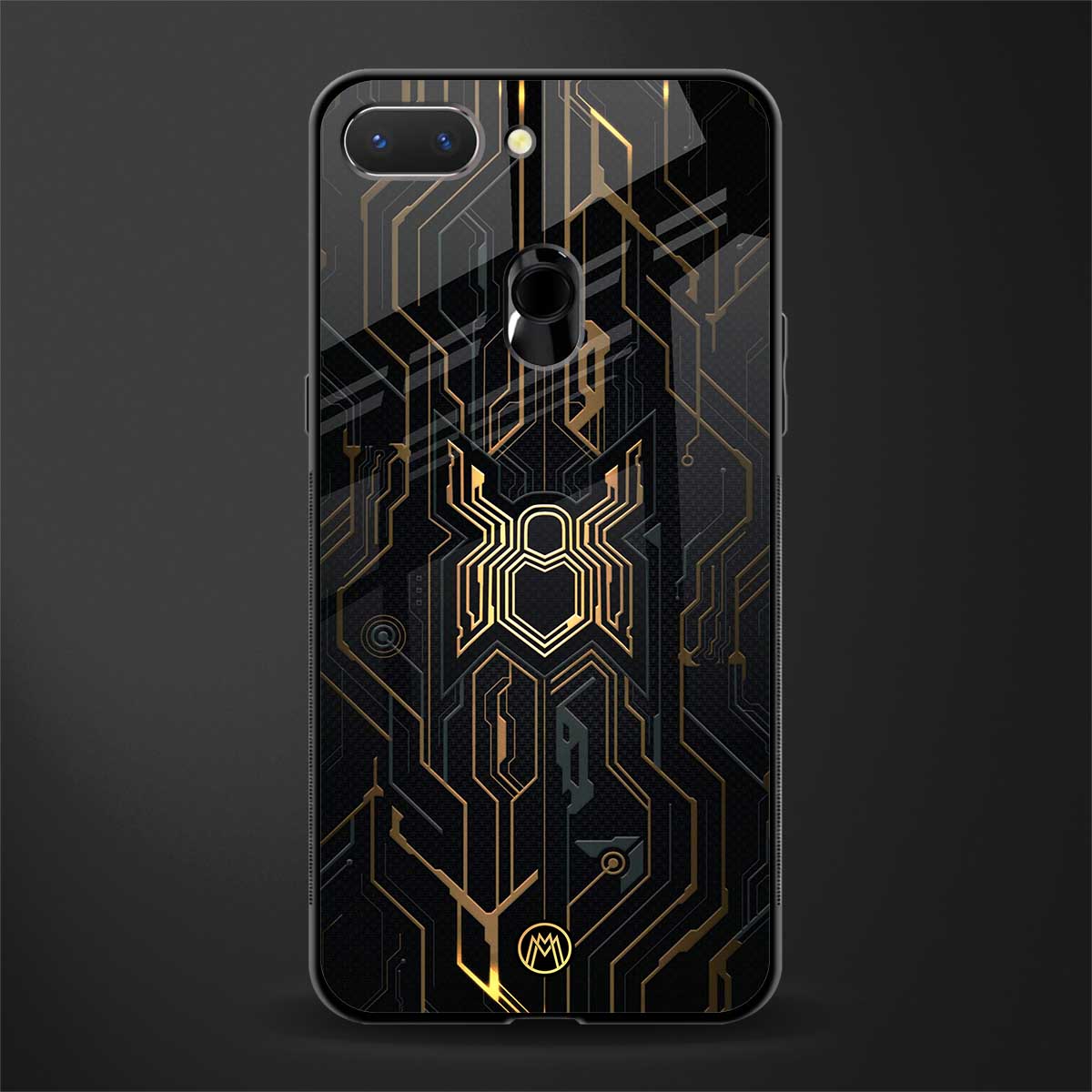 spider verse glass case for oppo a5 image