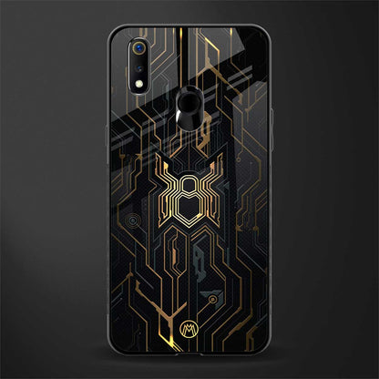 spider verse glass case for realme 3 pro image