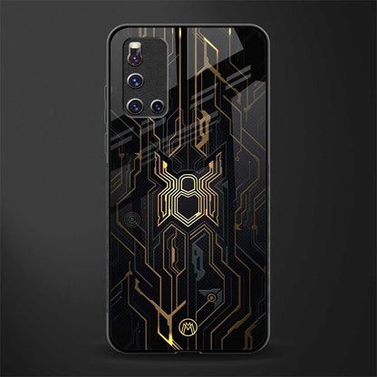 spider verse glass case for vivo v19 image