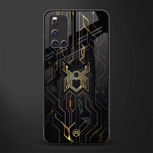 spider verse glass case for vivo v19 image