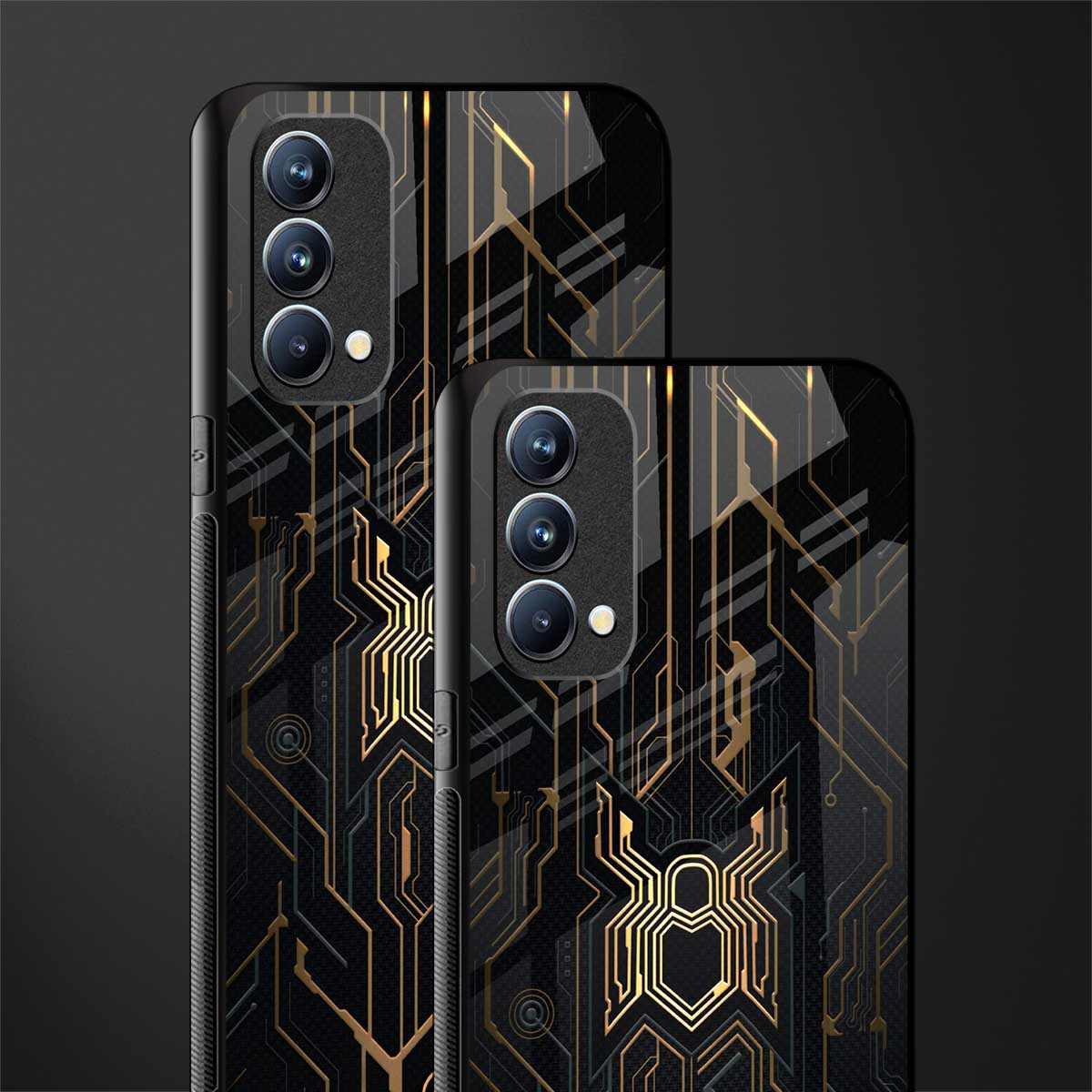 spider verse glass case for oppo f19s image-2