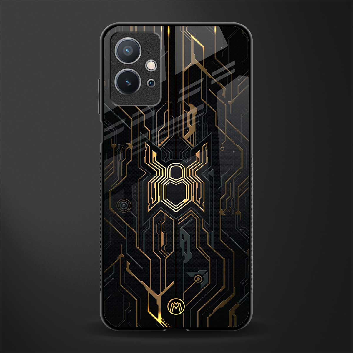 spider verse glass case for vivo t1 5g image