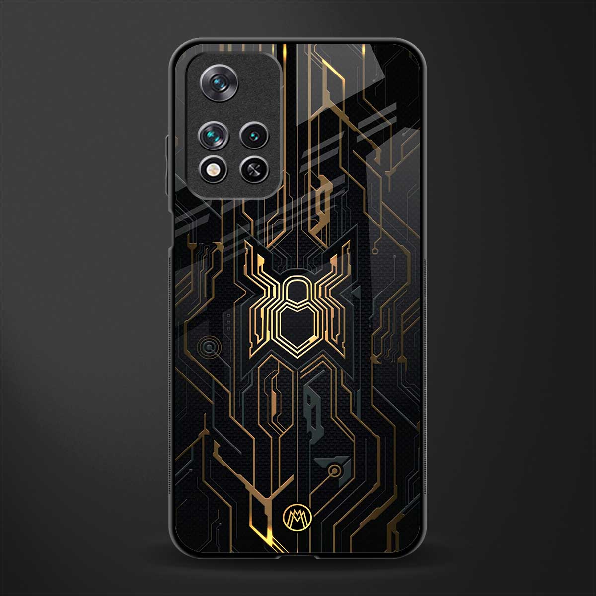 spider verse glass case for poco m4 pro 5g image