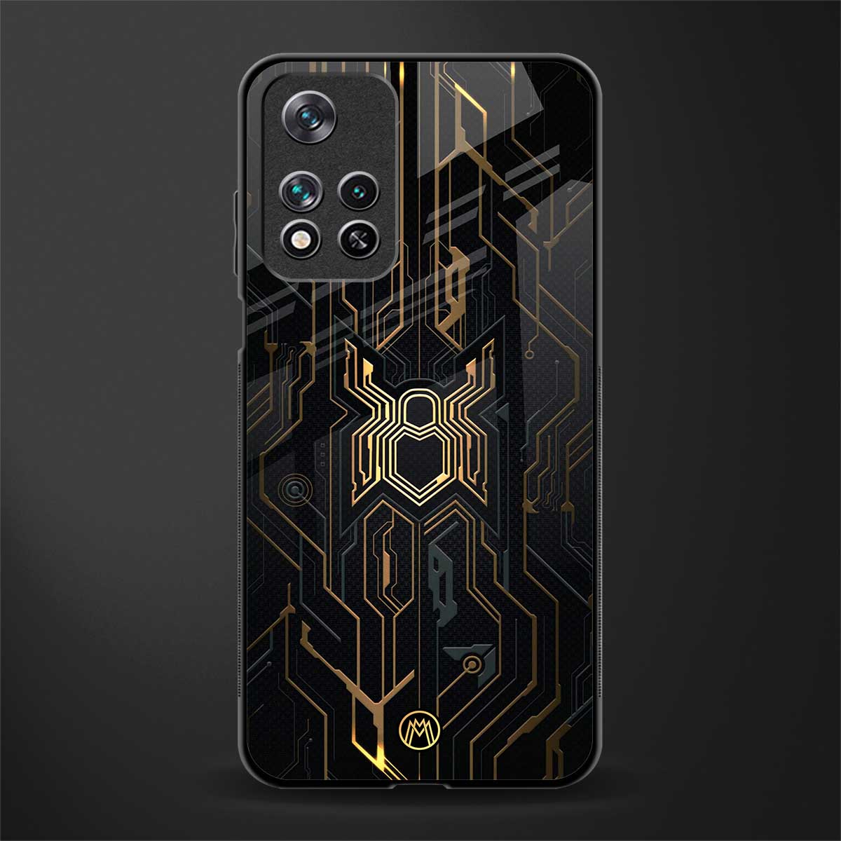 spider verse glass case for xiaomi 11i 5g image