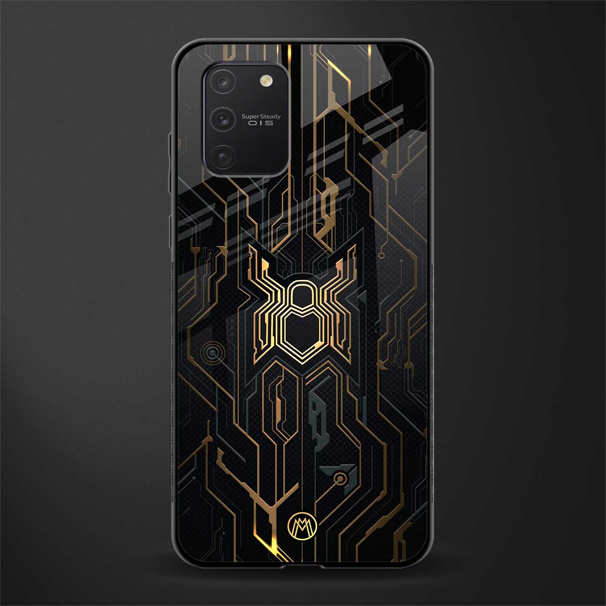 spider verse glass case for samsung galaxy a91 image