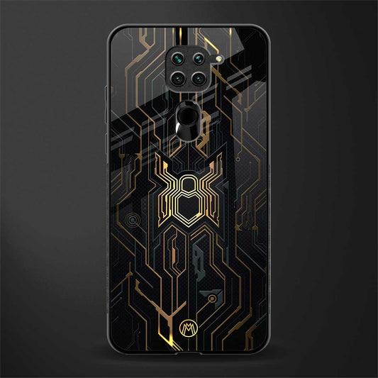 spider verse glass case for redmi note 9 image