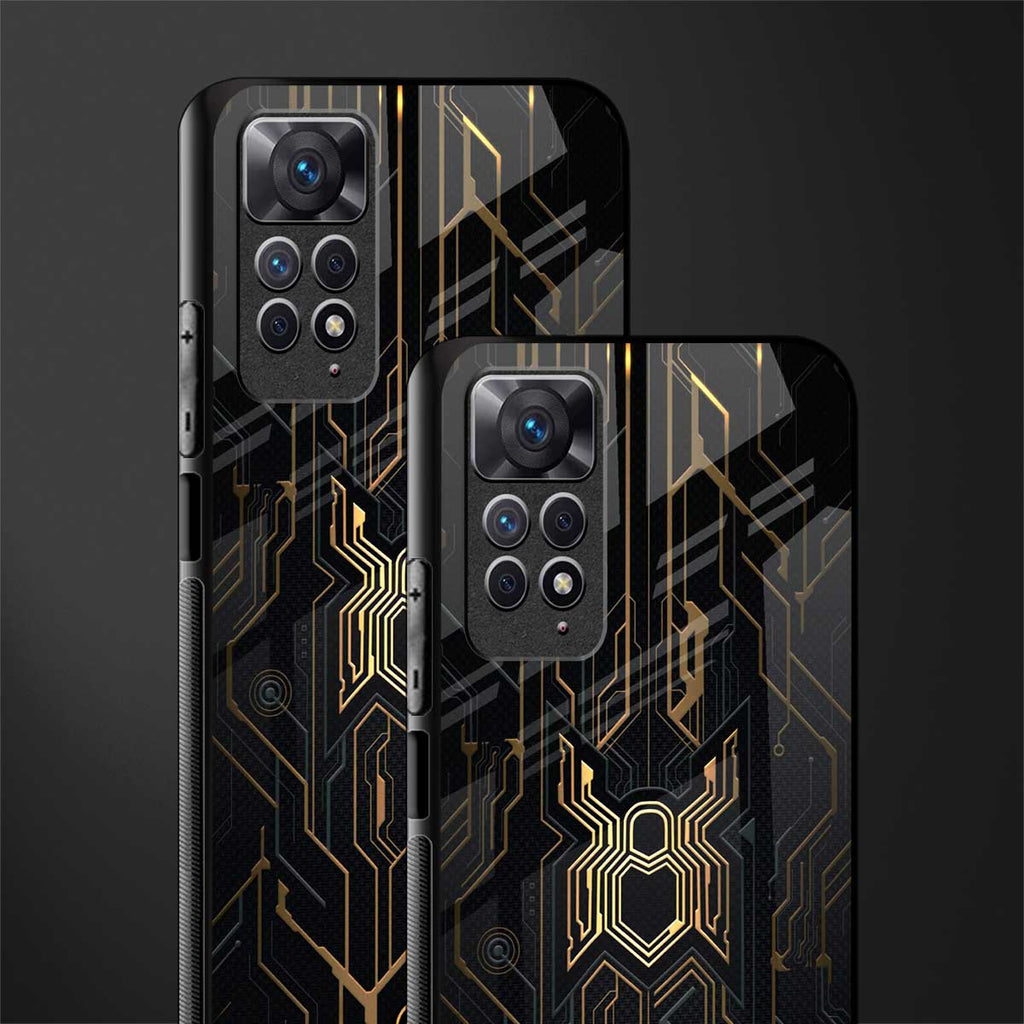 spider verse glass case for redmi note 11s image-2