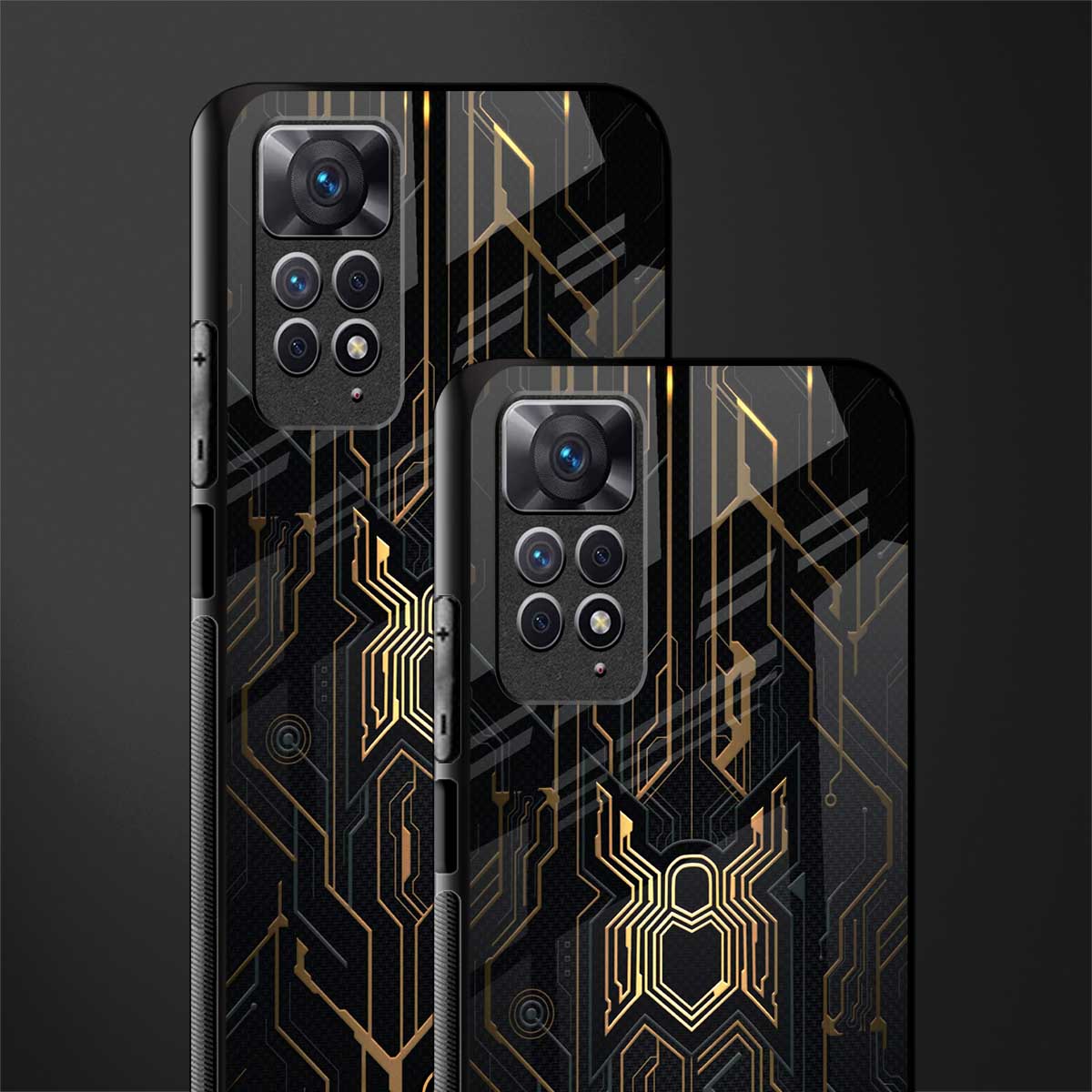 spider verse glass case for redmi note 11s image-2