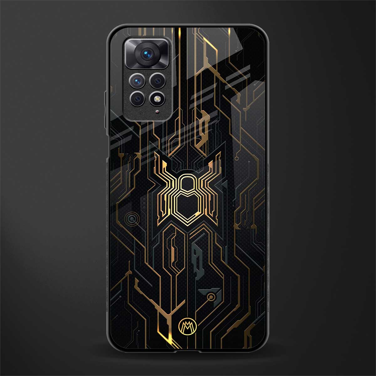 spider verse glass case for redmi note 11 pro image