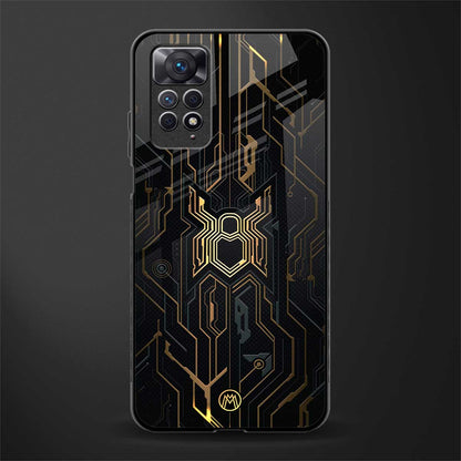 spider verse glass case for redmi note 11 image