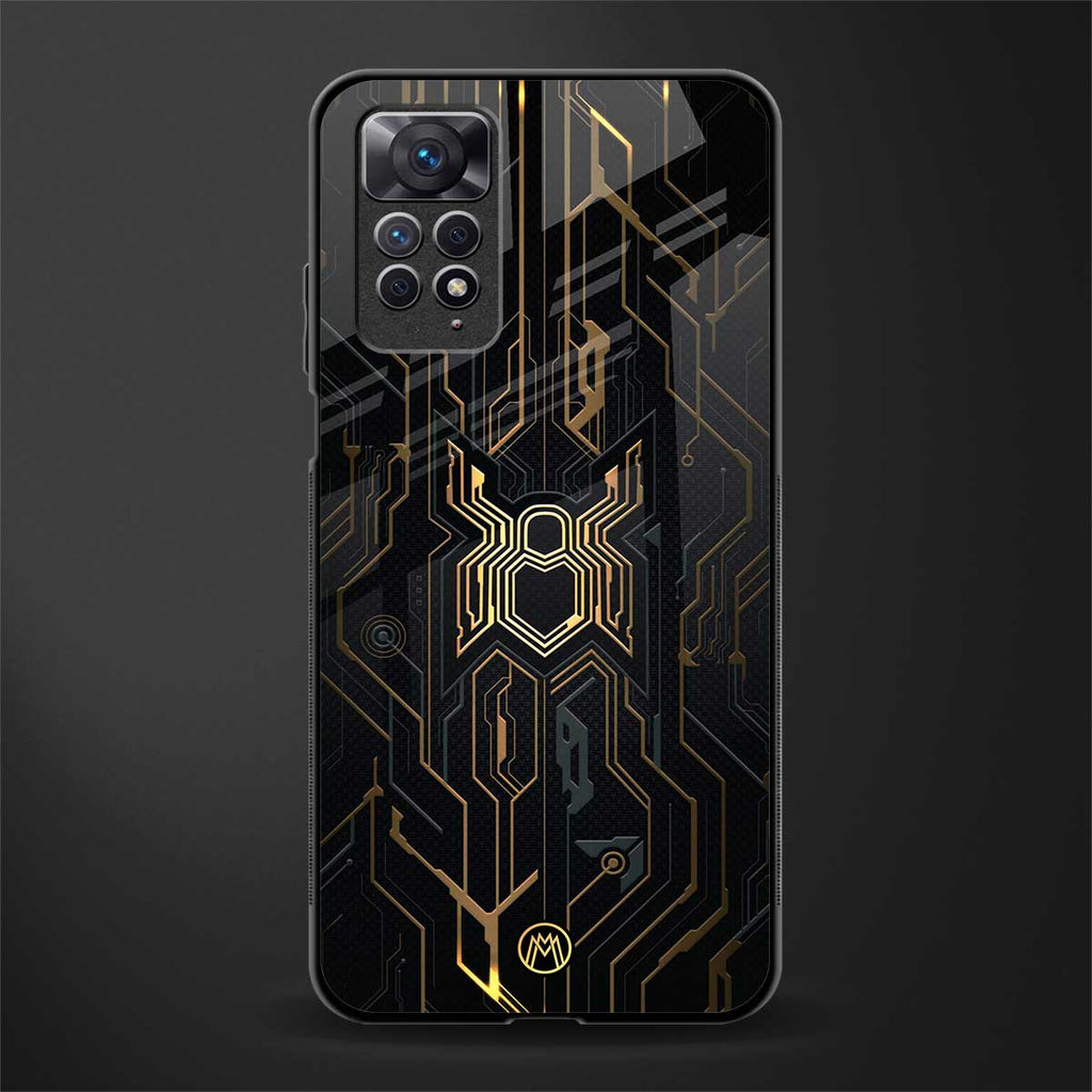 spider verse glass case for redmi note 11s image